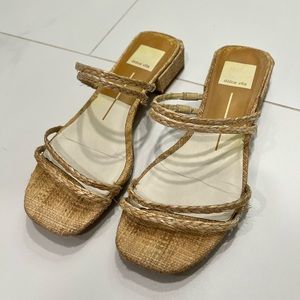 Dolce Vita Rattan Block Heel Sandals